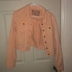 Peach Jean Jacket!